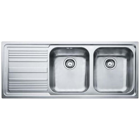 Franke Lavello Logica Line Da Incasso LLX621 2 Vasche Gocciolatoio Sinistro