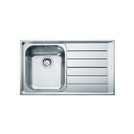 Franke Lavello NEX211 DX 1 Vasca Gocciolatoio a Destra Dimensioni 86 x 51 cm Colore Inox Satinato Serie Neptune Filotop
