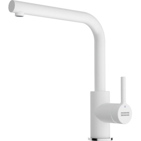 Franke LINA L. Tipo di beccuccio: Standard, Colore del prodotto: Bianco, Materiale del rubinetto: Ottone. Altezza (max): 28,4 cm - 115.0728.479