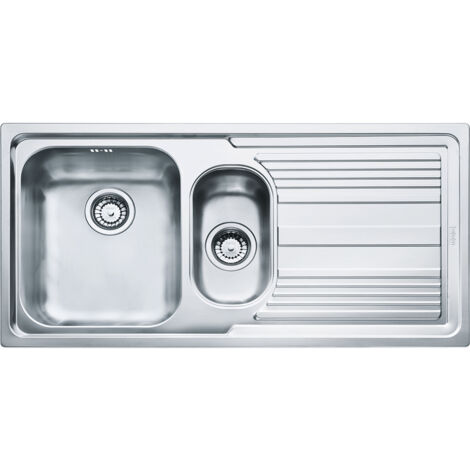 Franke LLL 651. Tipo di lavello: Lavello montato su piano, Forma del lavandino: Rettangolare, Materiale del lavandino: Acciaio inox. Larghezza: 500 mm, Profondità: 1000 mm, Larghezza... - 101.0086.252