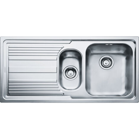 Franke LLL 651. Tipo di lavello: Lavello montato su piano, Forma del lavandino: Rettangolare, Materiale del lavandino: Acciaio inox. Larghezza: 500 mm, Profondità: 600 mm, Larghezza ... - 101.0086.254