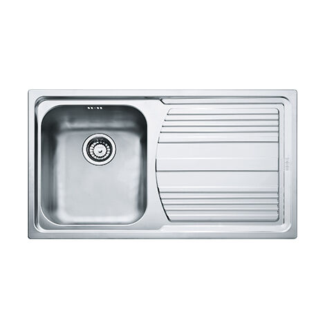 Franke LLX 611-L. Tipo di lavello: Lavello ad incasso, Forma del lavandino: Rettangolare, Colore del prodotto: Acciaio inox. Larghezza: 860 mm, Profondità: 500 mm, Larghezza del comp... - 101.0085.775