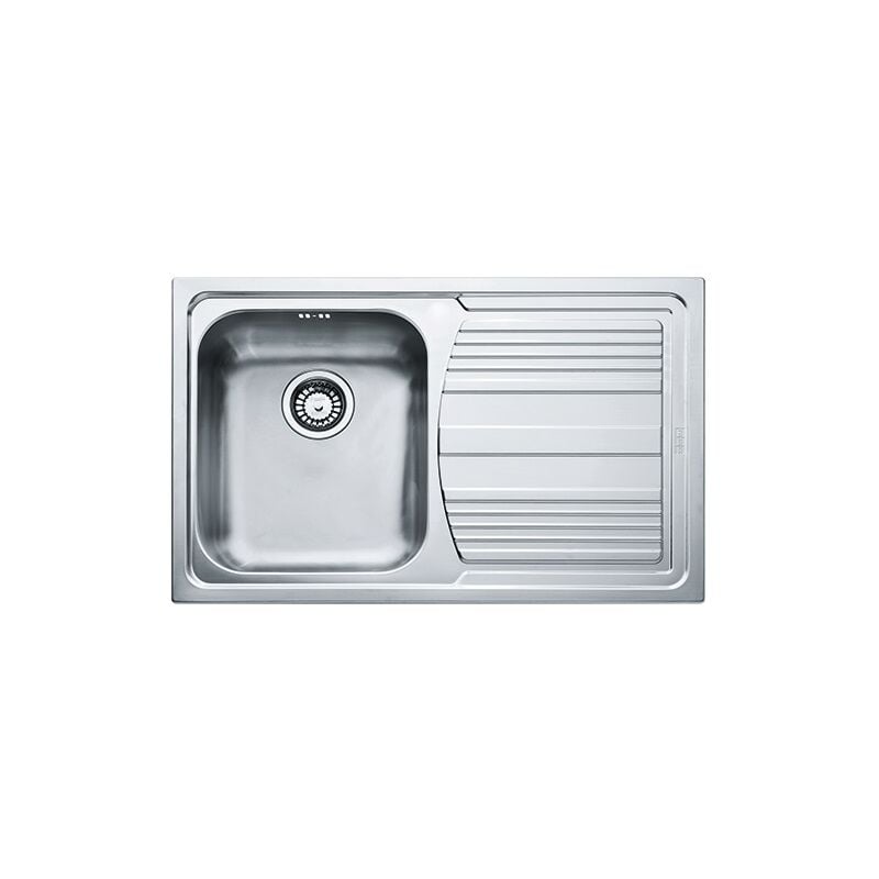 Lavello da cucina 1 vasca a sinistra ad incasso 79x50 cm acciaio inox modello logica line 101.0085.772 Franke