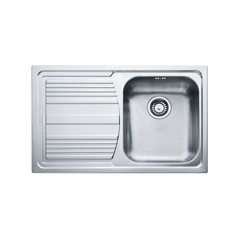 Lavello da cucina 1 vasca a destra ad incasso 79x50 cm acciaio inox modello logica line 101.0085.773 Franke