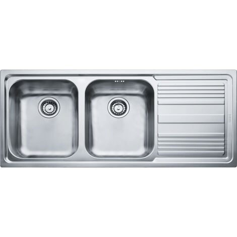 Franke LLX 621. Tipo di lavello: Lavello montato su piano, Forma del lavandino: Rettangolare, Materiale del lavandino: Acciaio inox. Larghezza: 500 mm, Profondità: 1160 mm, Larghezza... - 101.0085.849