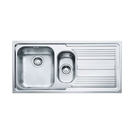 Franke LLX 651. Colore del prodotto: Acciaio inox, Numero di vasche per lavello: 2 ciotole, Dimensioni prima vasca (LxL): 340 x 400 mm. Larghezza: 1000 mm, Profondità: 500 mm, Larghe... - 101.0085.810