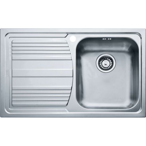 Franke Logica - Évier en inox LLL 611/7, 790x500 mm, tissé 101.0120.184