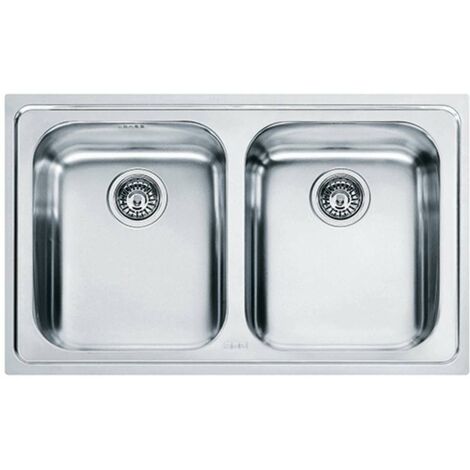 Franke Logica - Évier en inox LLX 620, 79x50 cm 101.0199.870