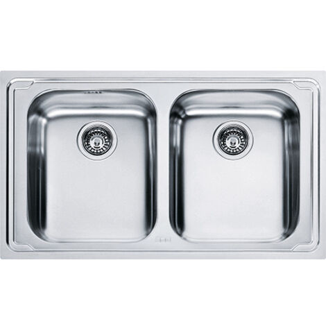 Franke Logica Line LLL 620-L. Tipo di lavello: Lavello montato su piano, Forma del lavandino: Rettangolare, Materiale del lavandino: Acciaio inox. Larghezza: 860 mm, Lunghezza: 500 m... - 101.0153.297