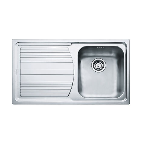 Franke Logica Line LLX 611-L. Tipo di lavello: Lavello montato su piano, Forma del lavandino: Rettangolare, Materiale del lavandino: Acciaio inox. Larghezza: 860 mm, Profondità: 500 ... - 101.0085.776