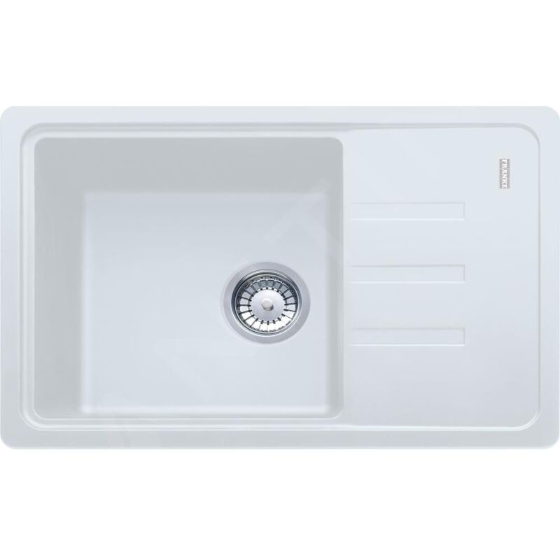 Franke Malta - Évier en fragranit BSG 611-62, 620x435 mm, blanc artic 114.0440.889