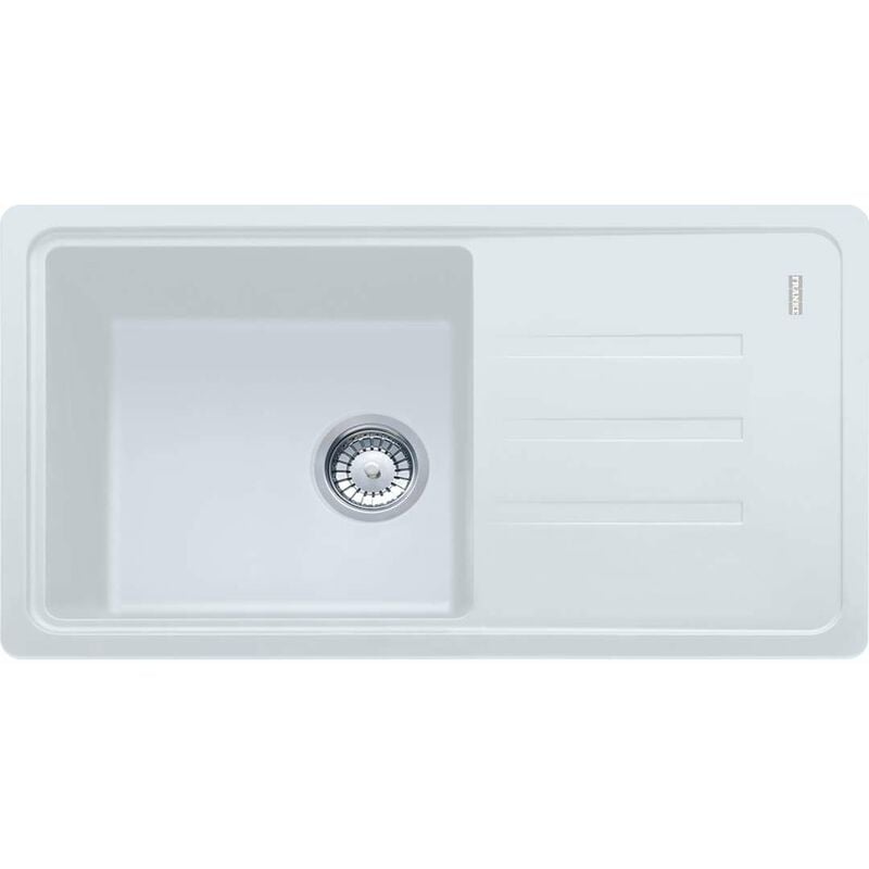 Franke Malta - Évier en fragranit BSG 611-78/39, 780x435 mm, blanc artic 114.0440.907