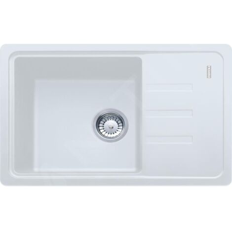 Franke Malta - Évier en fragranit BSG 611-62, 620x435 mm, blanc artic 114.0440.889