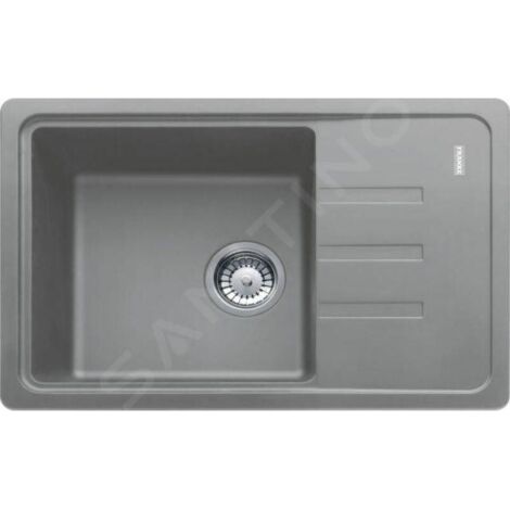 Franke Malta - Évier en fragranit BSG 611-62, 62x44 cm, pierre gris 114.0395.151
