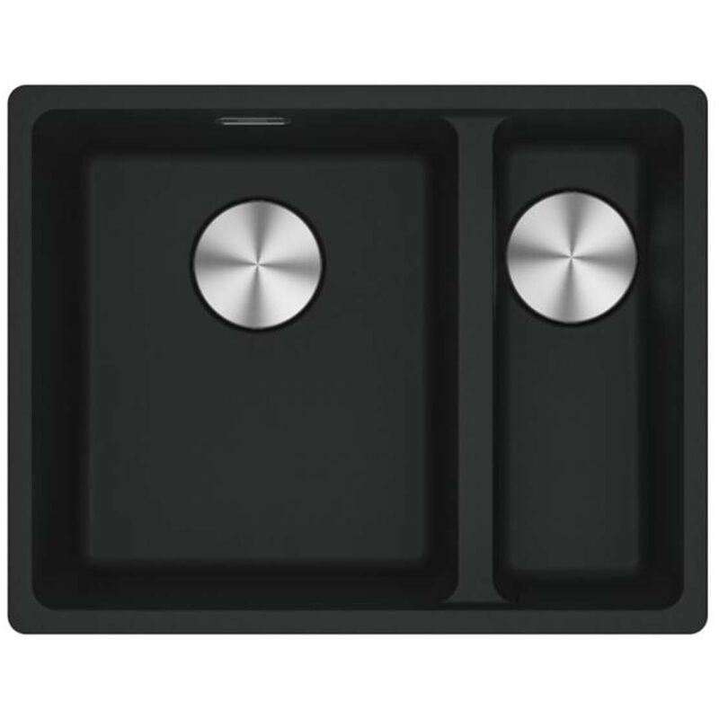 Maris - Évier en fragranit mrg 160-34-15/2, 55x43 cm, noir mat 125.0687.264 - Franke
