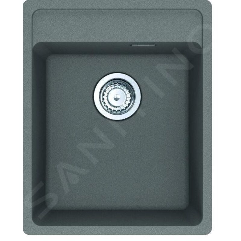 Maris - Évier en fragranit mrg 610-37 rtl, 41x51 cm, pierre grise 114.0661.442 - Franke