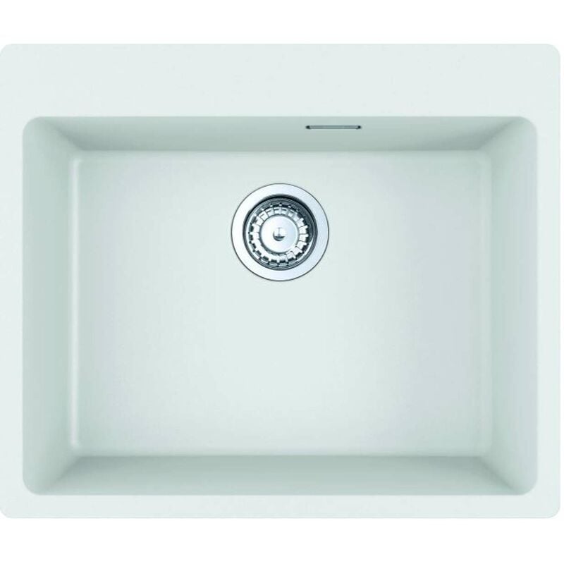 Maris - Évier en fragranit mrg 610-54 ftl, 59x50 cm, blanc artic 114.0661.452 - Franke