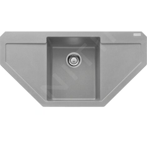 Franke Maris - Évier en fragranit MRG 612 E, 960x500 mm, pierre gris 114.0250.572