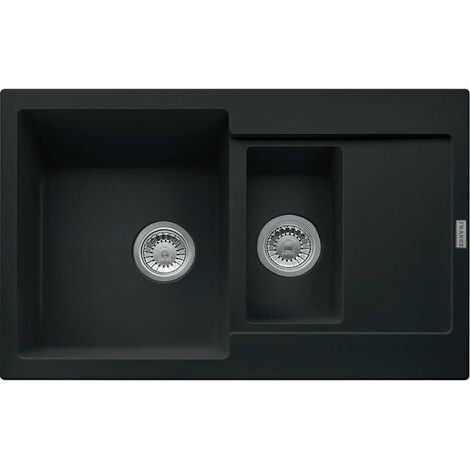 Franke Maris - Évier en Fragranite MRG 651-78, 78x50 cm, noir mat 114.0637.579