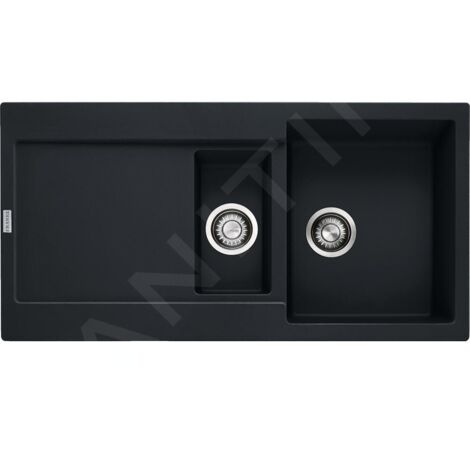 Franke Maris - Évier en Fragranite MRG 651, 97x50 cm, noir mat 114.0637.578