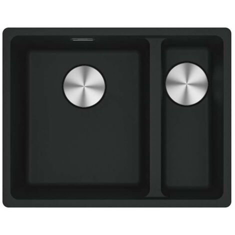 Franke Maris - Fragranit Küchenspüle MRG 160-34-15/2, 55x43 cm, schwarz matt 125.0687.264