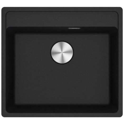 Franke Maris - Fragranit Küchenspüle MRG 610-52 RTL, 56x51 cm, Onyx 114.0661.385