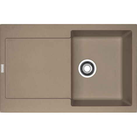 Franke Maris MRG 611-78. Tipo di lavello: Lavello montato su piano, Forma del lavandino: Rettangolare, Materiale del lavandino: Fragranito. Larghezza: 780 mm, Profondi... - MRG611OYSTER - 114.0490.279