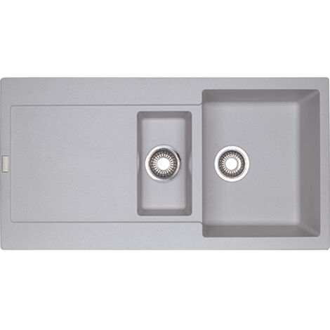 Franke Maris MRG 651. Tipo di lavello: Lavello ad incasso, Forma del lavandino: Rettangolare, Materiale del lavandino: Alluminio. Larghezza: 970 mm, Profondità: 500... - MRG651ALLUMINIO - 114.0150.193