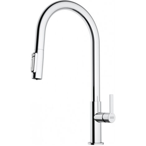 Franke MARIS SLIM CLEAR WATER. Tipo di beccuccio: Standard, Colore del prodotto: Cromo, Materiale del rubinetto: Ottone. Altezza (max): 44,1 cm - 120.0730.870