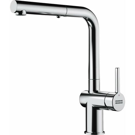 Franke – Mitigeur de cuisine monocommande avec douchette extractible – Finition chrome – Hauteur 310 mm – Débit 7,5 l/min – Rotation 180°
