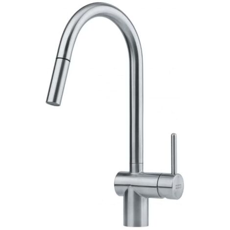 Franke – Mitigeur de cuisine inox avec bec extractible – Hauteur 385mm – Longueur bec 201,5mm – Pivotant 180° – Débit 10,4 l/min