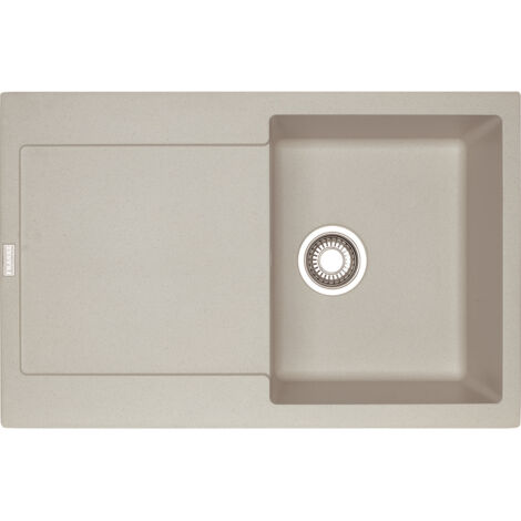 Franke MRG 611-78. Tipo di lavello: Lavello montato su piano, Forma del lavandino: Rettangolare, Colore del prodotto: Sabbia. Larghezza: 500 mm, Profondità: 780 mm, La... - MRG611SAHARA - 114.0066.567