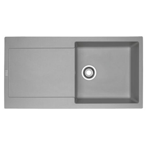 Franke MRG 611-L. Tipo di lavello: Lavello ad incasso, Forma del lavandino: Rettangolare, Materiale del lavandino: Fragranito. Larghezza: 970 mm, Altezza: 500 mm, ... - MRG611LSTONEGREY - 114.0066.570