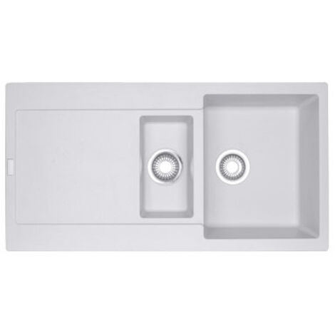 Franke MRG 651. Tipo di lavello: Lavello ad incasso, Forma del lavandino: Rettangolare, Colore del prodotto: Bianco. Larghezza: 970 mm, Profondità: 200 mm, Altezza: 50... - MRG651BIANCO - 114.0153.911