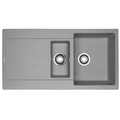 Franke MRG 651. Tipo di lavello: Lavello ad incasso, Forma del lavandino: Rettangolare, Colore del prodotto: Grigio. Larghezza: 970 mm, Altezza: 500 mm - MRG651STONEGREY - 114.0066.682