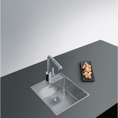 Franke MRX 210-40 Maris Lavello Inox Satinato da Incasso Semifilo-Filotop  1 Vasca Acciaio 43x51cm 127.0525.272
