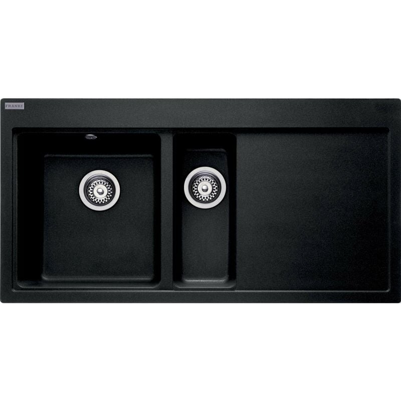 Mythos - Évier en fragranit mtg 651-100/2, 100x52 cm, onyx 114.0250.537 - Franke