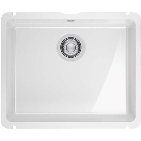 Franke Mythos - Lavello in ceramica KXK 110-51, 55x45 cm, Glacier 126.0735.183