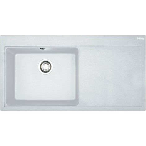 Franke Mythos - Lavello in fragranite MTG 611/2, 100x52 cm, bianco-ghiaccio 114.0150.003