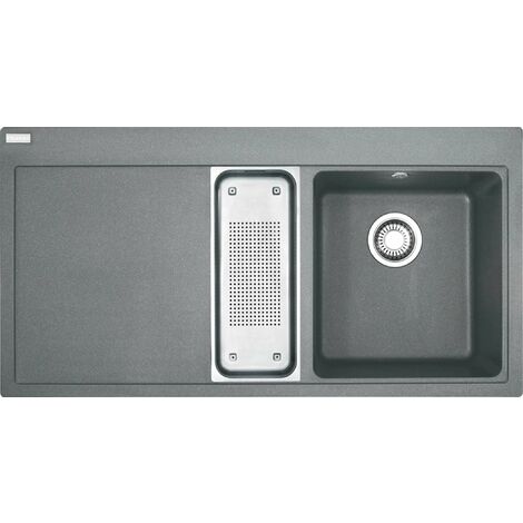 Franke Mythos - Lavello in fragranite MTG 651-100/7, 100x52 cm, grigio pietra 114.0150.029