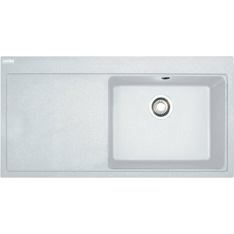 Franke Mythos - Lavello in granito MTG 611/7, 100x52 cm, bianco-ghiaccio 114.0150.010