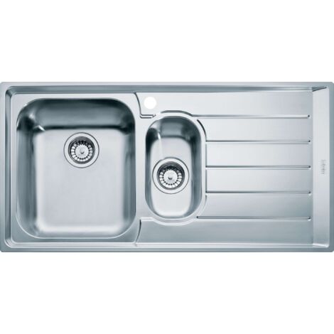 Franke Neptun - Fregadero acero inoxidable NEX 651/2, 100x51 cm 101.0120.275