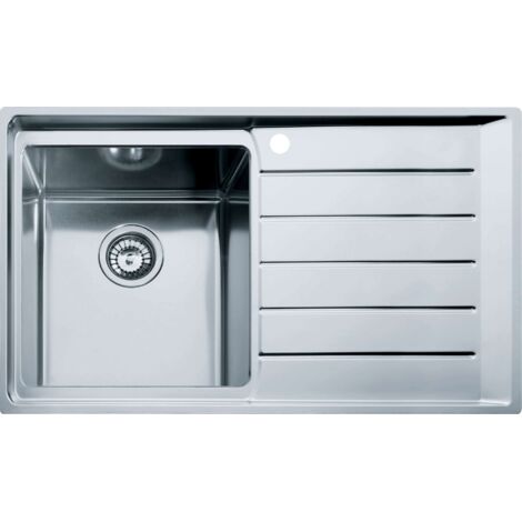 Franke Neptun Plus NPX 611. Tipo di lavello: Lavello montato su piano, Forma del lavandino: Rettangolare, Materiale del lavandino: Acciaio inox. Larghezza: 860 mm, Profondi... - NPX6112 - 101.0068.368