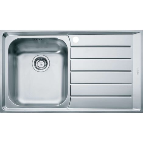 Franke NEX 211. Colore del prodotto: Acciaio inox, Numero di vasche per lavello: 1 ciotole, Dimensioni prima vasca (LxL): 360 x 420 mm. Larghezza: 864 mm, Profondità: 514 mm - 127.0059.654