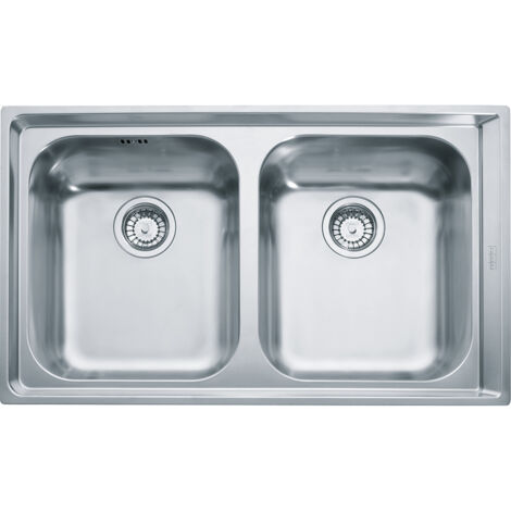 Franke NEX 220. Tipo di lavello: Lavello montato su piano, Forma del lavandino: Rettangolare, Materiale del lavandino: Acciaio inox. Larghezza: 514 mm, Profondità: 864 mm - 127.0059.656