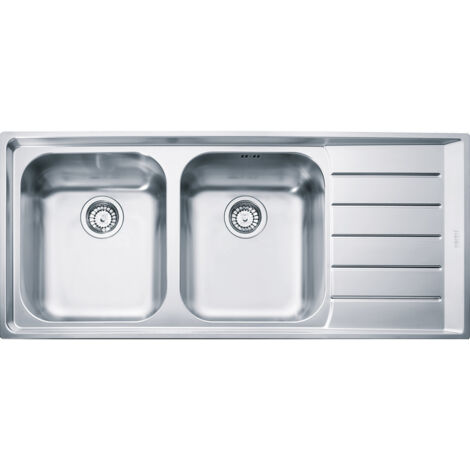 Franke NEX 221. Tipo di lavello: Lavello montato su piano, Forma del lavandino: Rettangolare, Materiale del lavandino: Acciaio inox. Larghezza: 513 mm, Profondità: 1164 mm - 127.0059.718