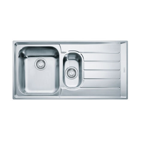 Franke NEX 651. Colore del prodotto: Acciaio inox, Numero di vasche per lavello: 2 ciotole, Dimensioni prima vasca (LxL): 360 x 420 mm. Larghezza: 1000 mm, Profondità: 510 mm, Larghe... - 101.0040.737