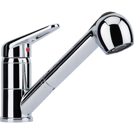 Franke Novara Plus kitchen mixer with pull-out shower chrome (115.0347.111)