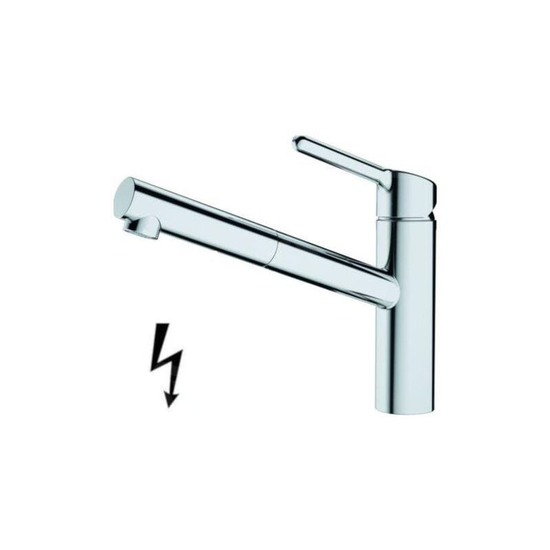 Franke Orbit - Mitigeur d'évier FC 3149.031 avec bec extractible, chrome 115.0623.149