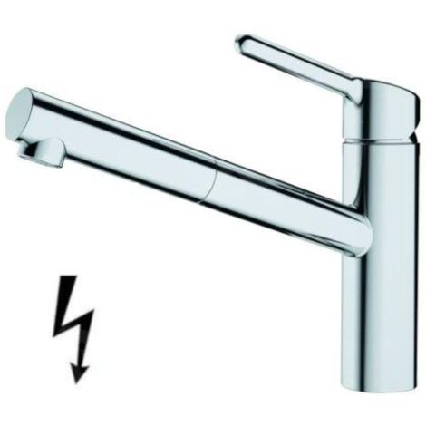 Franke Orbit - Mitigeur d'évier FC 3149.031 avec bec extractible, chrome 115.0623.149